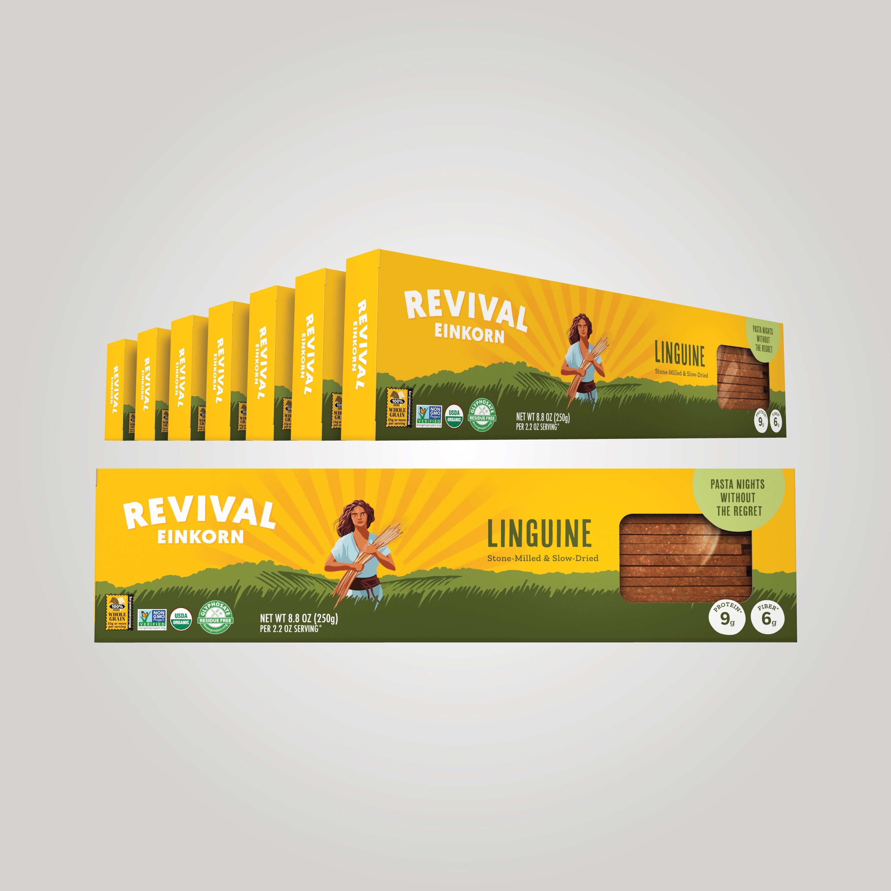 8 boxes of Organic Einkorn Linguine